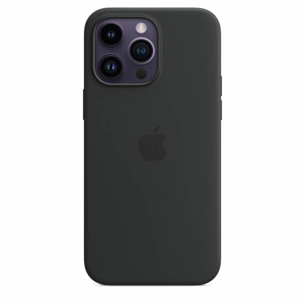 Siliconenhoesje met MagSafe voor iPhone 14 Pro Max Midnight 