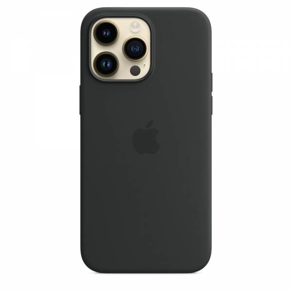 Siliconenhoesje met MagSafe voor iPhone 14 Pro Max Midnight 