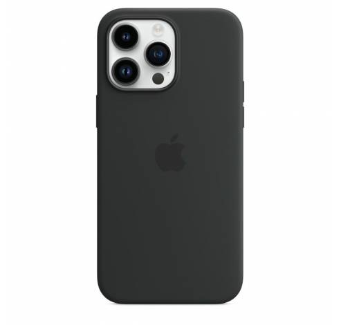 Coque en silicone avec MagSafe pour iPhone 14 Pro Max Midnight  Apple