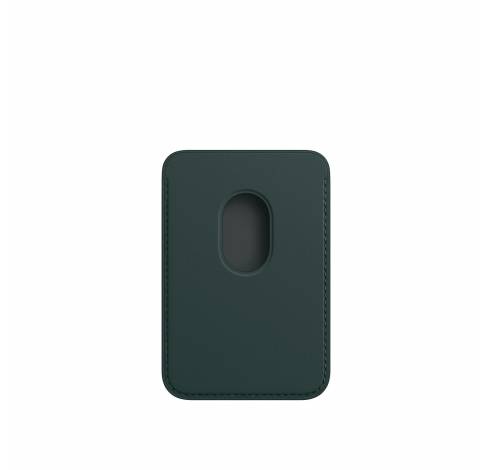 Porte-cartes en cuir avec MagSafe pour iPhone Vert forêt  Apple