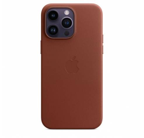 Étui en cuir avec MagSafe pour iPhone 14 Pro Max Umber  Apple