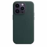Leren hoesje met MagSafe voor iPhone 14 Pro Forest Green 
