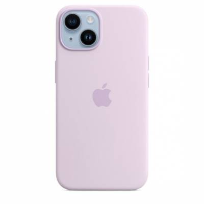 Siliconenhoesje met MagSafe voor iPhone 14 Lilac Apple