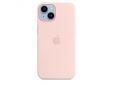 Siliconenhoesje met MagSafe voor iPhone 14 Chalk Pink
