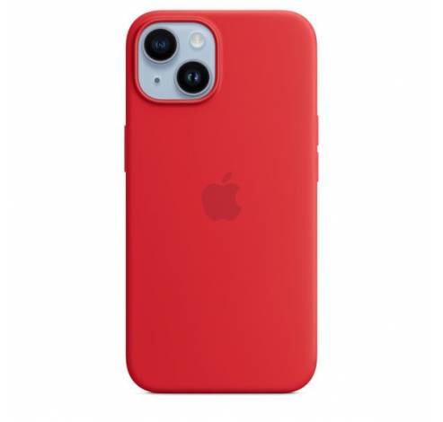 Coque en silicone avec MagSafe pour iPhone 14 (PRODUCT)RED  Apple