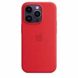 Coque en silicone avec MagSafe pour iPhone 14 Pro (PRODUCT)RED Apple