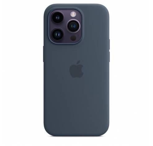 Siliconenhoesje met MagSafe voor iPhone 14 Pro StormBlue  Apple
