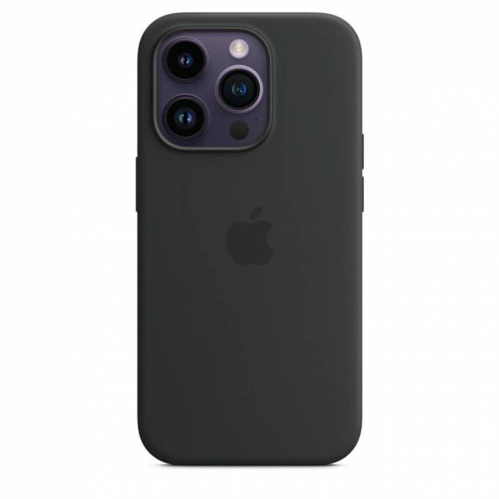 Siliconenhoesje met MagSafe voor iPhone 14 Pro Midnight 