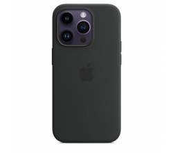 Siliconenhoesje met MagSafe voor iPhone 14 Pro Midnight Apple