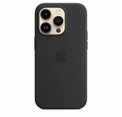 Siliconenhoesje met MagSafe voor iPhone 14 Pro Midnight  Apple