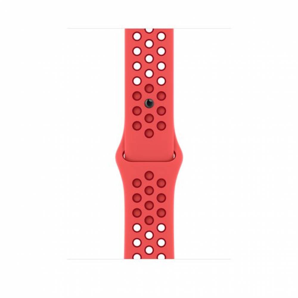 Apple Horlogebandje Sportbandje van Nike Bright Crimson/Gym Red (45 mm)
