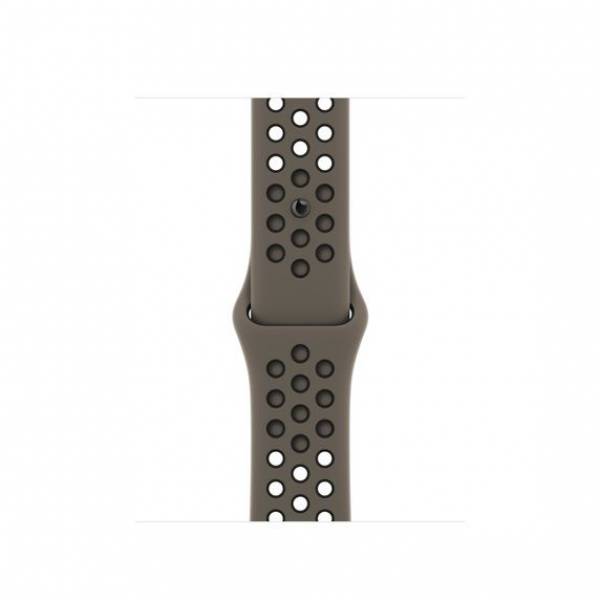 Sportbandje van Nike Olive Grey/zwart (41 mm) 