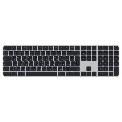 Magic Keyboard avec Touch ID et pavé numérique pour les modèles Mac avec touches noires anglaises en silicone Apple Apple