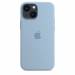 Siliconenhoesje met MagSafe voor iPhone 13 mini Mistblauw 