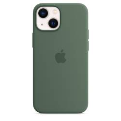 Siliconenhoesje met MagSafe voor iPhone 13 mini Eucalyptus 