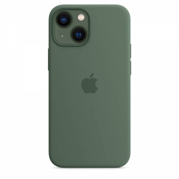 Siliconenhoesje met MagSafe voor iPhone 13 mini Eucalyptus 