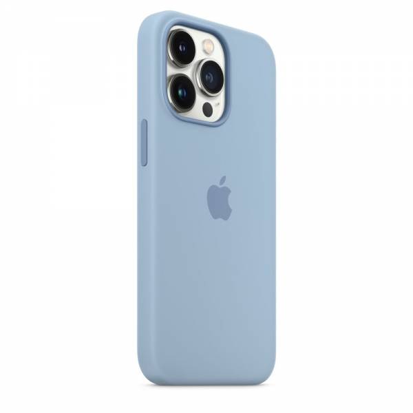 Siliconenhoesje met MagSafe voor iPhone 13 Pro Mistblauw 