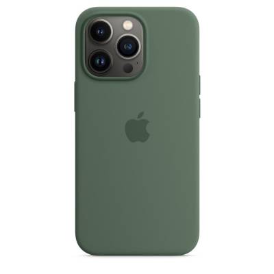 Coque en silicone avec MagSafe pour iPhone 13 Pro Eucalyptus Apple