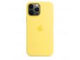 Coque en silicone avec MagSafe pour iPhone 13 Pro Max Zeste de citron