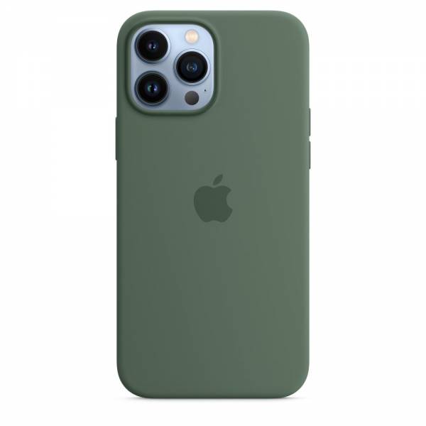 Siliconenhoesje met MagSafe voor iPhone 13 Pro Max Eucalyptus 