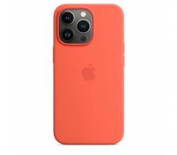 Siliconenhoesje met MagSafe voor iPhone 13 Pro Nectarine Apple
