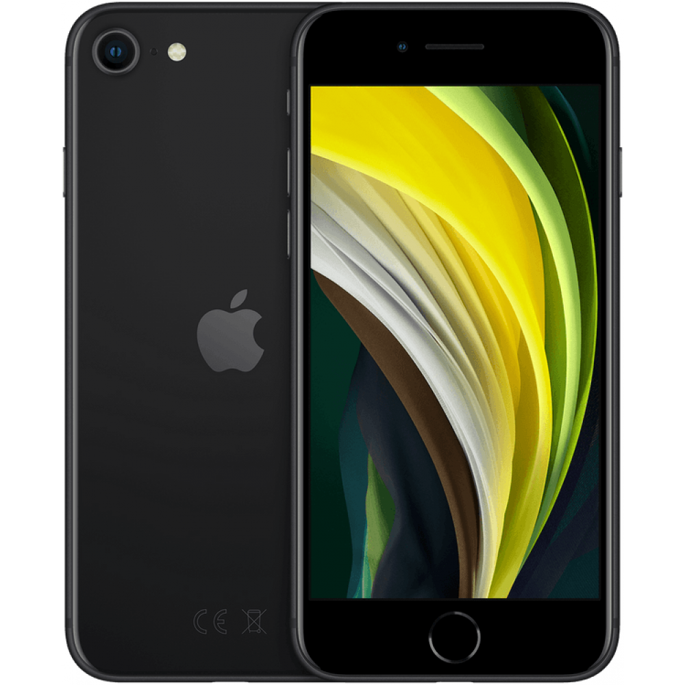 Refurbished iPhone SE (2020) 128GB Black C Grade 