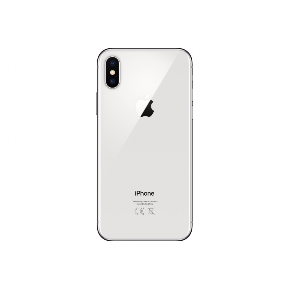 Apple Smartphone Refurbished Refurbished iPhone X 256GB Silver C Grade