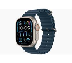 Apple Watch Ultra 2 GPS + Cellular, 49mm Titanium Case with Blue Ocean Band Apple