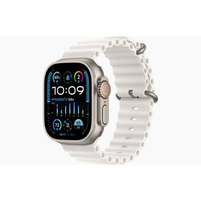 Apple Watch Ultra 2 GPS + Cellular, 49mm Titanium Case with White Ocean Band Apple