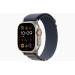 Apple Watch Ultra 2 GPS + Cellular, 49mm Titanium Case with Blue Alpine Loop - Small 