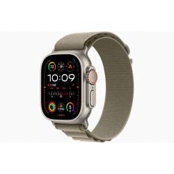 Apple Watch Ultra 2 GPS + Cellular, 49mm Titanium Case with Olive Alpine Loop - Large Apple