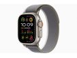 Apple Watch Ultra 2 GPS + Cellular, 49mm Titanium Case with Green/Grey Trail Loop - M/L
