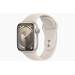 Apple Watch Series 9 GPS 41mm Starlight Aluminium Case with Starlight Sport Band - M/L 
