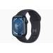 Apple Watch Series 9 GPS 41mm Midnight Aluminium Case with Midnight Sport Band - S/M 