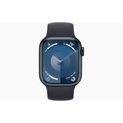 Apple Watch Series 9 GPS 41mm Midnight Aluminium Case with Midnight Sport Loop Apple