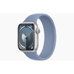 Apple Apple Watch Series 9 GPS 41mm Silver Aluminium Case with Winter Blue Sport Loop