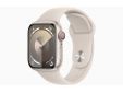 Apple Watch Series 9 GPS + Cellular 41mm Starlight Aluminium Case with Starlight Sport Band - M/L