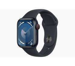 Apple Watch Series 9 GPS + Cellular 41mm Midnight Aluminium Case with Midnight Sport Band - S/M Apple