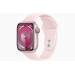 Apple Apple Watch Series 9 GPS + Cellular 41mm Pink Aluminium Case with Light Pink Sport Band - M/L