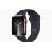 Apple Apple Watch Series 9 GPS + Cellular 41mm Graphite Stainless Steel Case with Midnight Sport Band - M/L