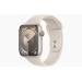 Apple Watch Series 9 GPS + Cellular 45mm Starlight Aluminium Case with Starlight Sport Band - M/L 