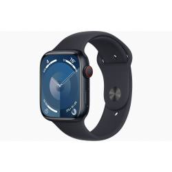 Apple Apple Watch Series 9 GPS + Cellular 45mm Midnight Aluminium Case with Midnight Sport Band - M/L