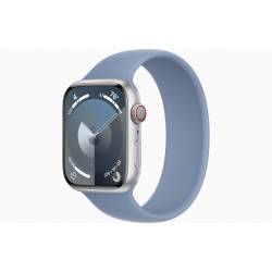 Apple Apple Watch Series 9 GPS + Cellular 45mm Silver Aluminium Case with Winter Blue Sport Loop