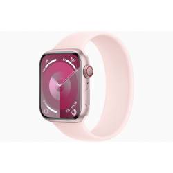 Apple Apple Watch Series 9 GPS + Cellular 45mm Pink Aluminium Case with Light Pink Sport Loop