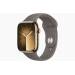 Apple Watch Series 9 GPS + Cellular 45mm Gold Stainless Steel Case with Clay Sport Band - M/L 