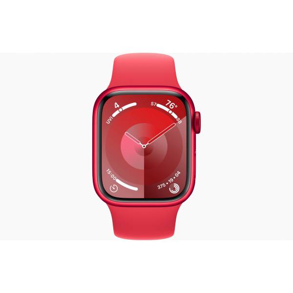 Apple Watch Series 9 GPS 41mm (PRODUCT)RED Aluminium Case with (PRODUCT)RED Sport Band - S/M 