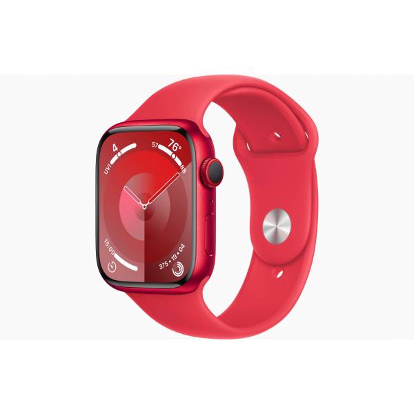 Apple Apple Watch Series 9 GPS + Cellular 45mm (PRODUCT)RED Aluminium Case with (PRODUCT)RED Sport Band - S/M
