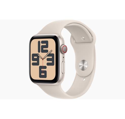 Apple Watch SE GPS 40mm Starlight Aluminium Case with Starlight Sport Band - M/L  Apple