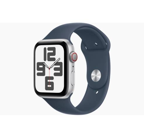 Apple Watch SE GPS 40mm Silver Aluminium Case with Storm Blue Sport Band - M/L  Apple