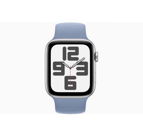 Apple Watch SE GPS 40mm Silver Aluminium Case with Winter Blue Sport Loop  Apple